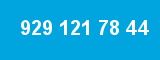 929 121 78 44 929 121 78 44